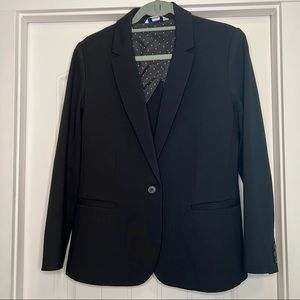 Old Navy black Classic Ponte-Knit Blazer